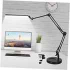  LED Desk Lamp with Clamp,2-in-1 Clip on Desk Lights 36in 2-in-1 LED Lamp Black