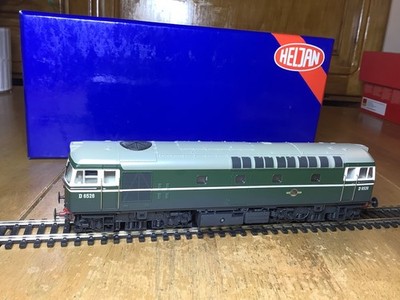 Heljan OO 3363 BR grün Class 33 Diesellok D6526 verwittert mit ESU Sound
