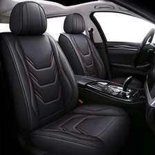 For Toyota Camry Black Car 5 Seat Covers Front Rear Full Set Protector Cushion For Toyota Camry Black Car 5 Seat Covers Front Rear Full Set Protector Cushion