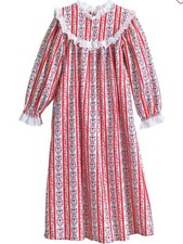 Lanz of Salzburg Lanz Tyrolean Nightgown for Girls in Red Sz S 6/6x