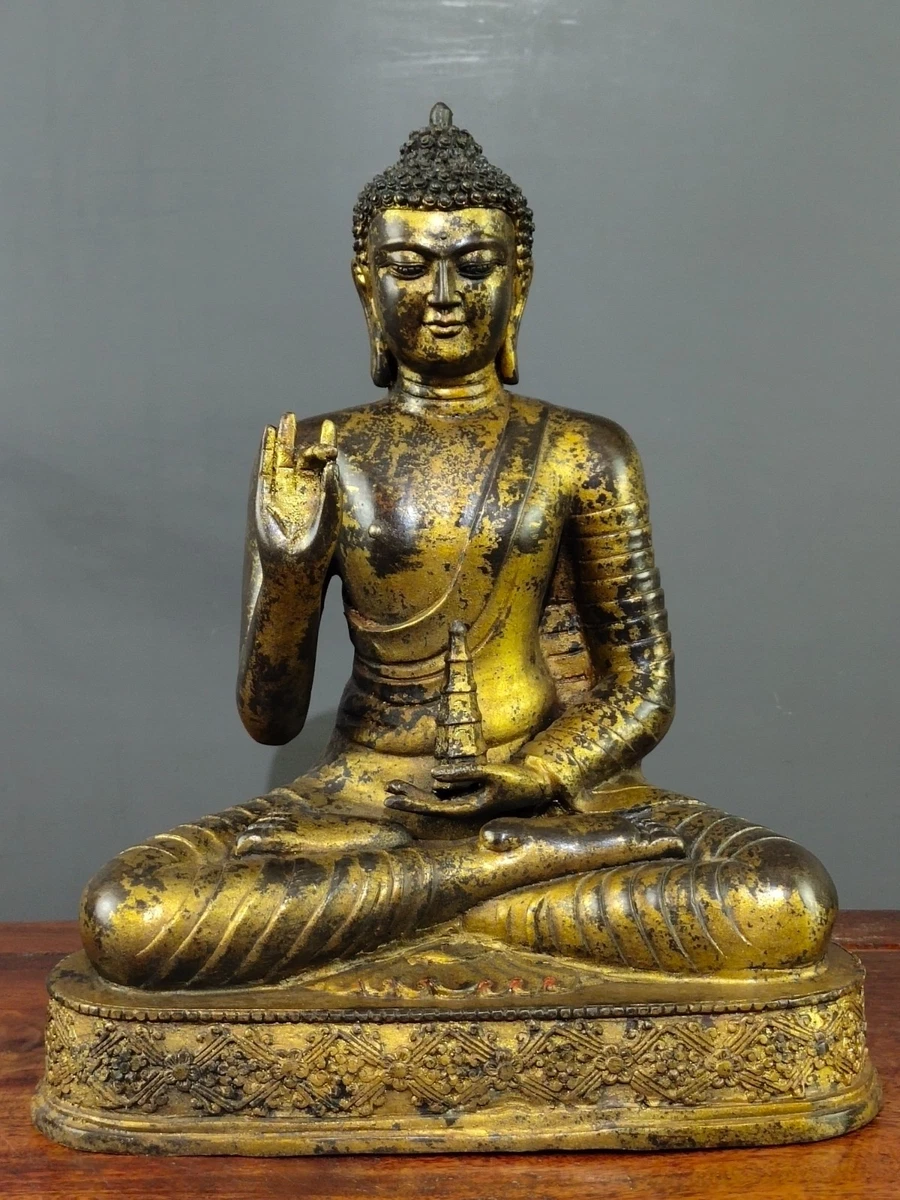 铜佛像古董原创中国风雕像、雕像| eBay