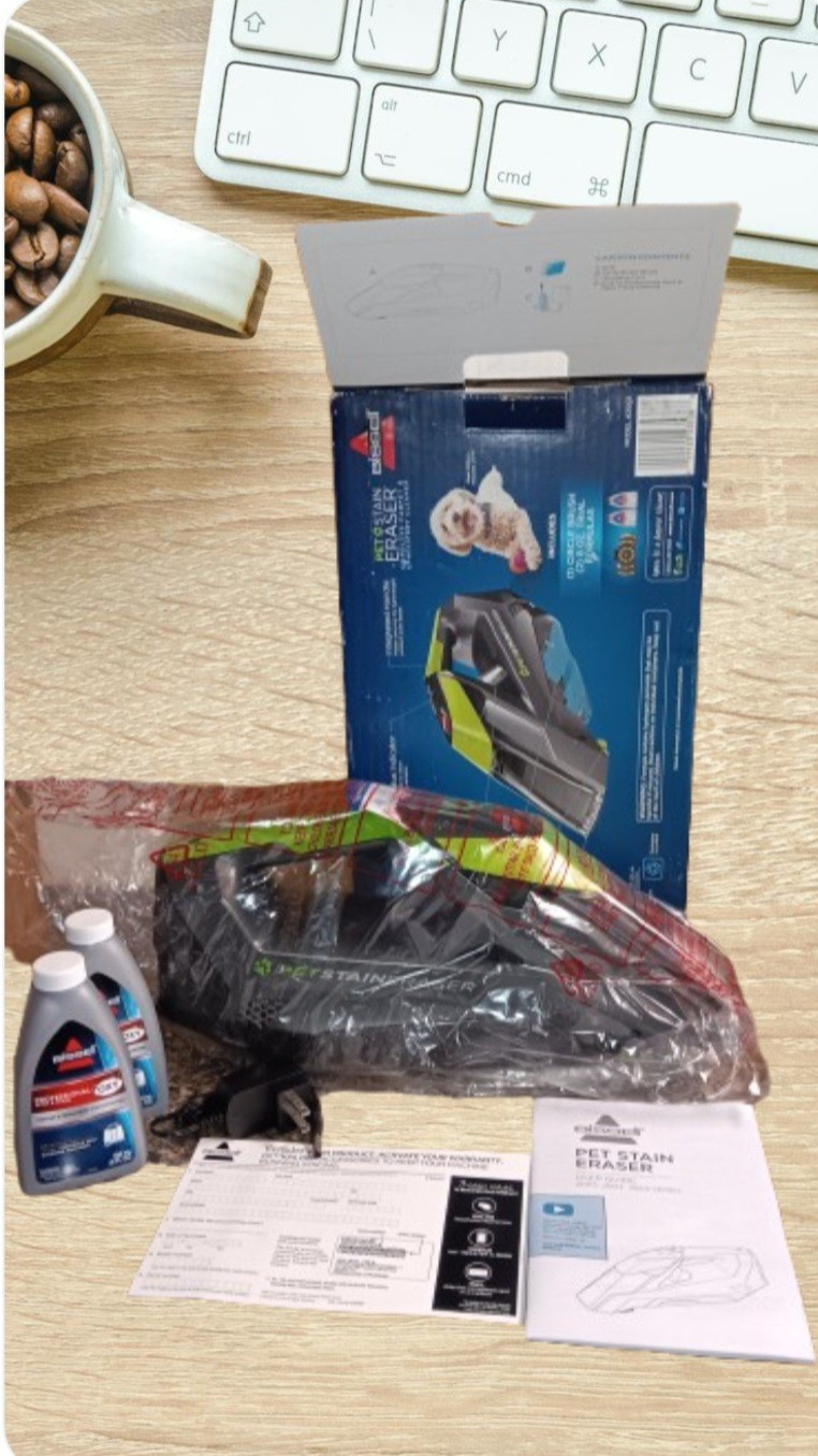 Bissell Cordless Pet Stain Eraser Handheld Vacuum Cleaner Open Box