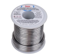 21212 Rosin Leaded Core Solder 1/8 In Dia Silvery Grey 1 Lb