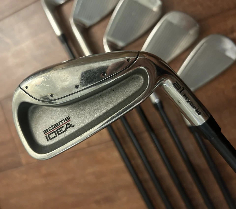 ADAMS IDEA SET 3Iron, 5-9, PW ALDILA SUPERSHAFT HI-LAUNCH SENIOR GRAPHITE - Image 2 of 4
