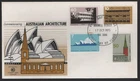 1973 Australia ARCHITECTURE Unsealed WCS FDC - See TEXT