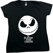 Nightmare Before Christmas T-Shirt Large schwarz Tim Burton Disney T Shirt L