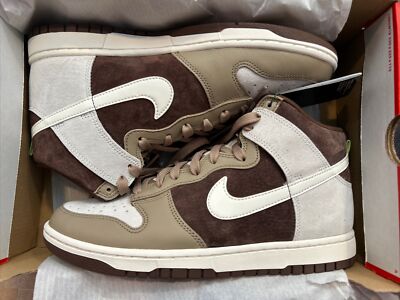 靴 Nike Dunk High PRM \"Light Chocolate\" ダンク ハイ プレミアム Nike Dunk High PRM Light Chocolate