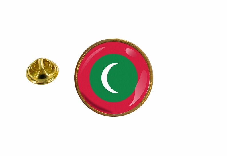 spilla pin pin's spille spilletta bandiera rotondo coccarda maldives