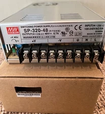 Mean Well SP-320-48 190-240VAC AC-DC Industrial Power Supply 320W 48VDC Output