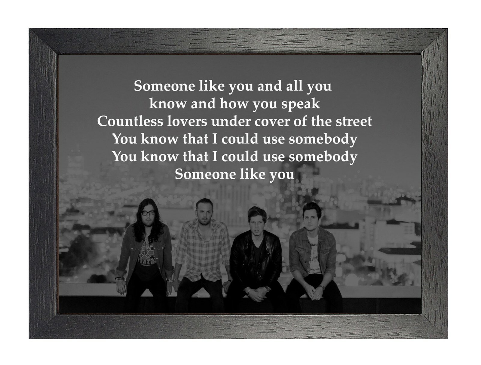 Kings Of Leon Use Somebody Rock Band Poster Music Star Photo Followill Lyrics Ebay