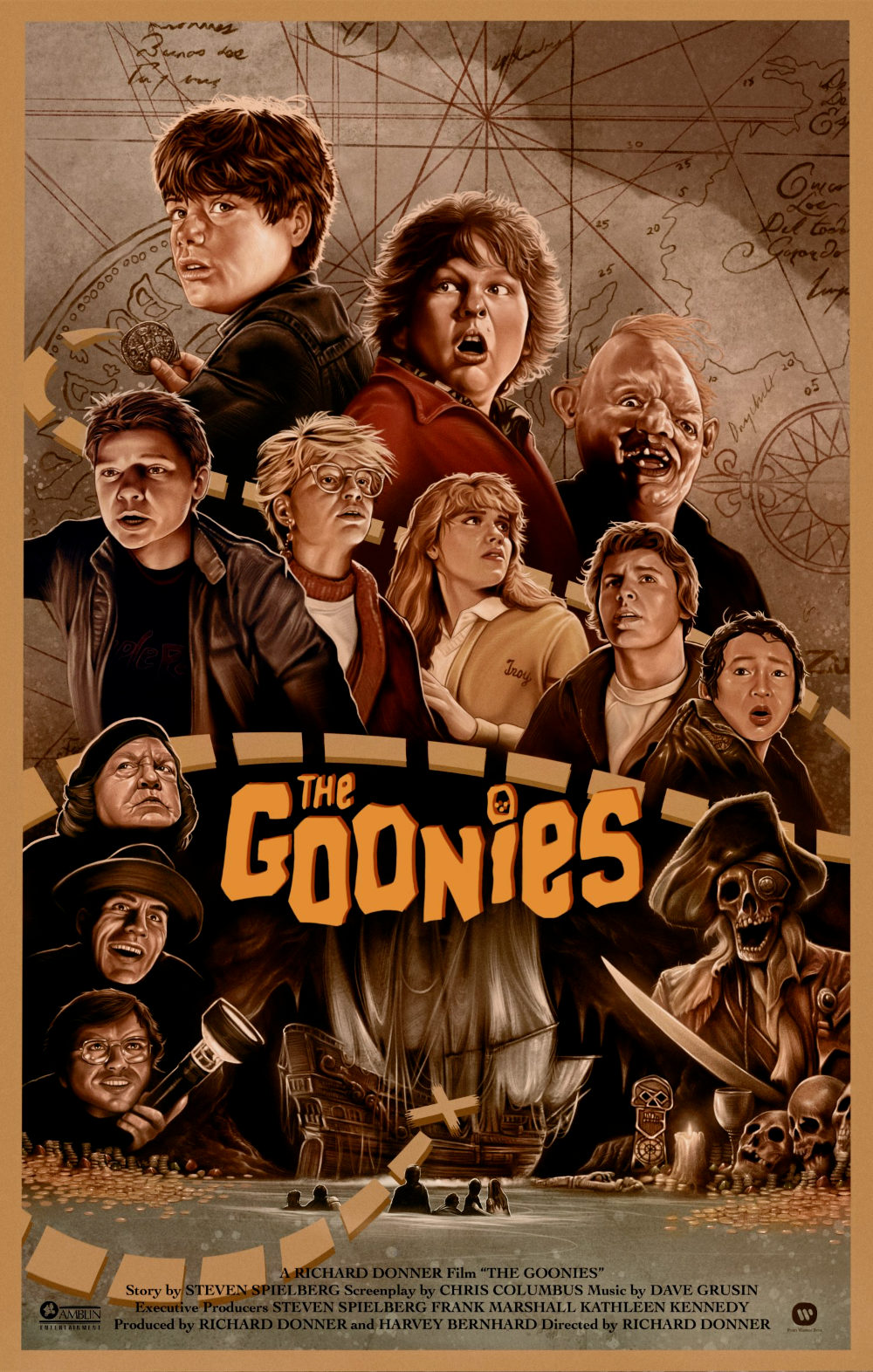 The Goonies 1985 Movie | POSTER 24 X 36 Inches