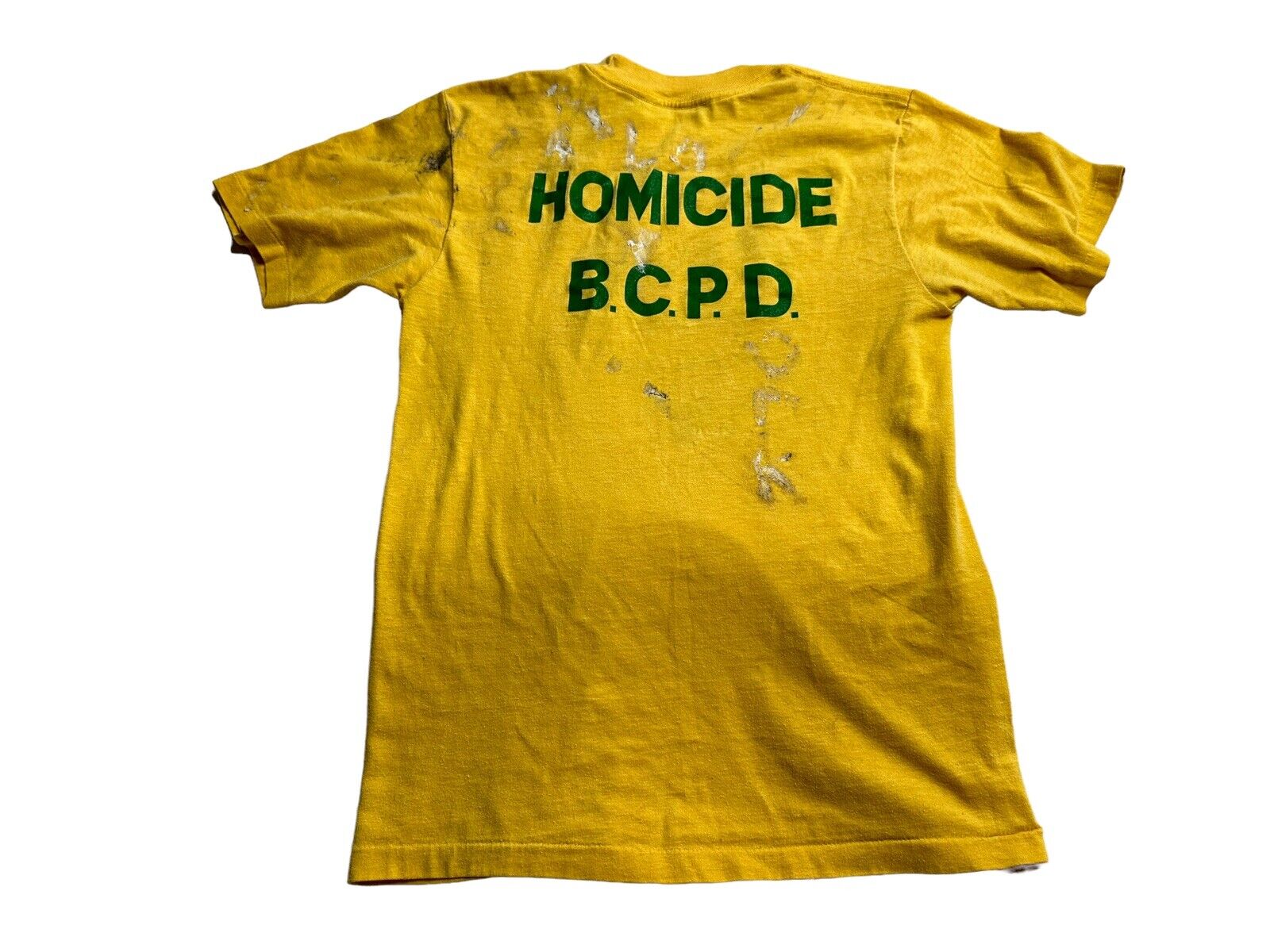 Vintage Emerald Tavern Homicide Police T Shirt 70s Large Baltimore 1970