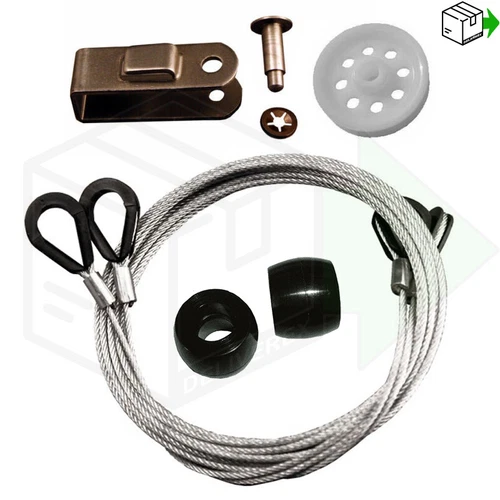 GARADOR Mk3C Spring Pulley REPAIR KIT PN58 Garage Door Spring Cable Roller Wheel