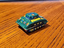 Suzuki Tin Friction Tank Toy 2.5 Inch Made In Japan