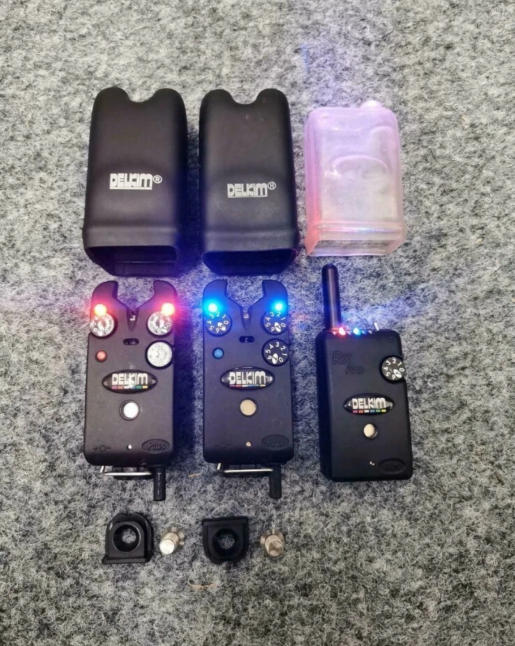 Delkim Txi Plus Bissanzeiger 2+1 Funk Set + D-Loks (Quick Release System) Barsch - Bild 2 von 4