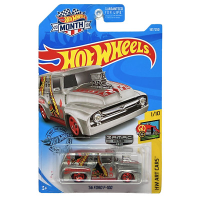 Hot Wheels Zamac HW Art Cars 1956 Ford F-100 1:64 Diecast | eBay