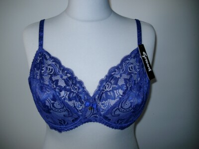 BH lila mit Spitze mit Bügel von GOSSARD Gypsy Gr.85 E  NEUWARE