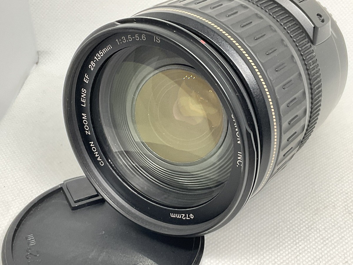 Canon EOS EF 28-135mm f/3.5-5.6 USM IS Lens NICE for EOS A2