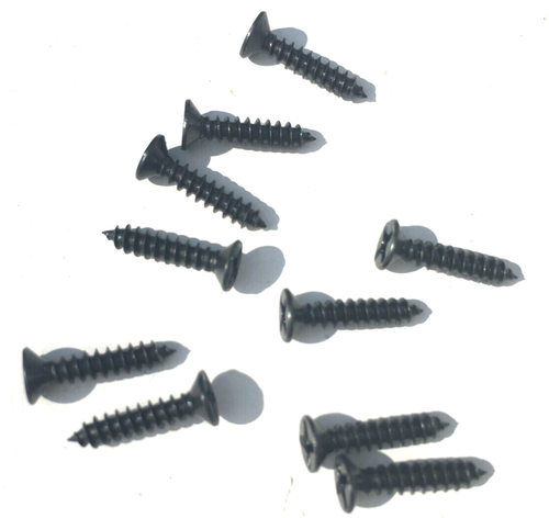 RC Screws M3 x 16 Black countersunk Phillips self Tapping (For Plastic) Qty 20 - Picture 2 of 2
