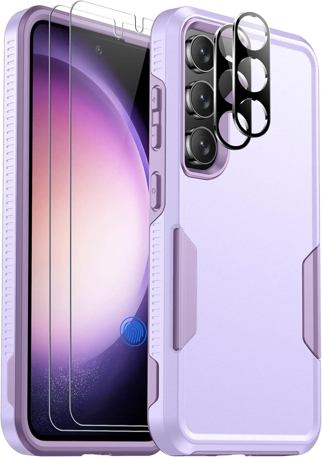 for Samsung Galaxy S23 Plus Case, Light Purple