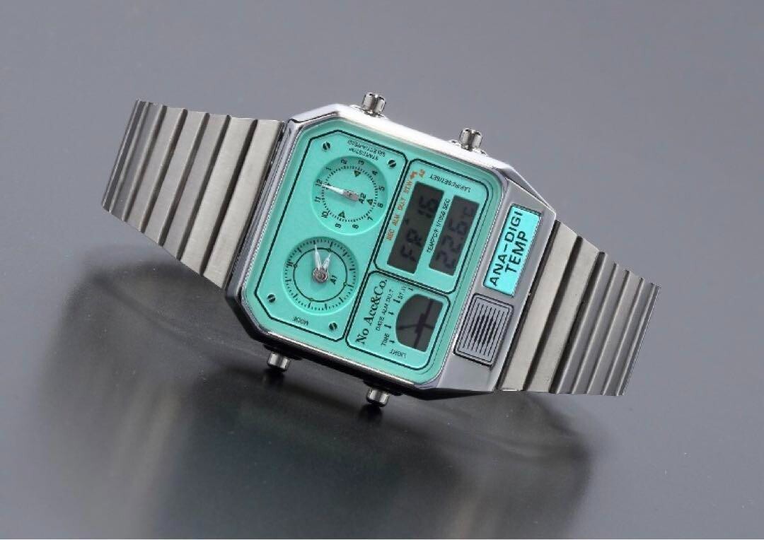 No Accessory&Co Third Generation Ana-Digi Temp Retro Future No Accessory&Co Third Generation Ana-Digi Temp Retro Future