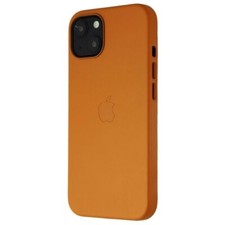 Apple Leather Case for MagSafe for Apple iPhone 13 - Golden Brown
