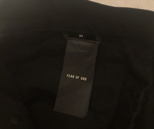 NWT Fear Of God Sixth Collection Black Belted Slim-Fit Jeans Size 34 $995.00 - Picture 11 of 12