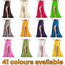 Front Cut Skirt 41 Color Women Wrap cover up Belly Dance Skirt For Girls S77