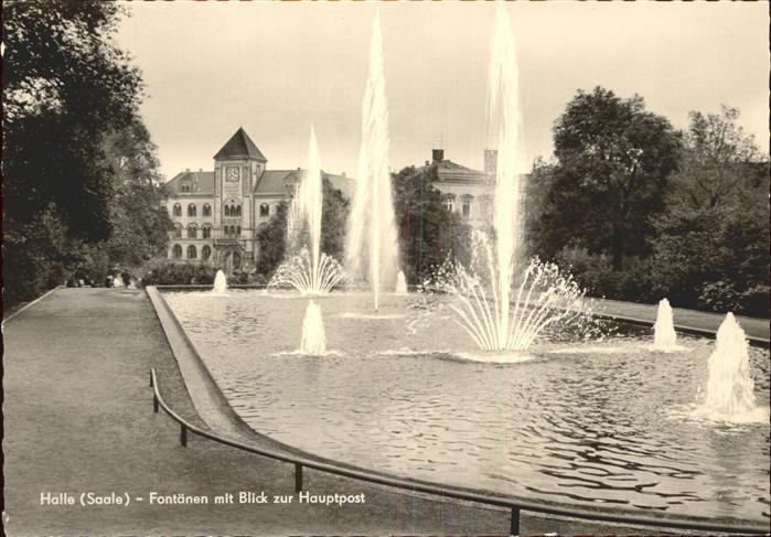 71464837 Halle Saale Fontaenen Hauptpost Halle eBay