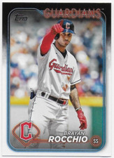 2024 Topps #473 Brayan Rocchio - Cleveland Guardians