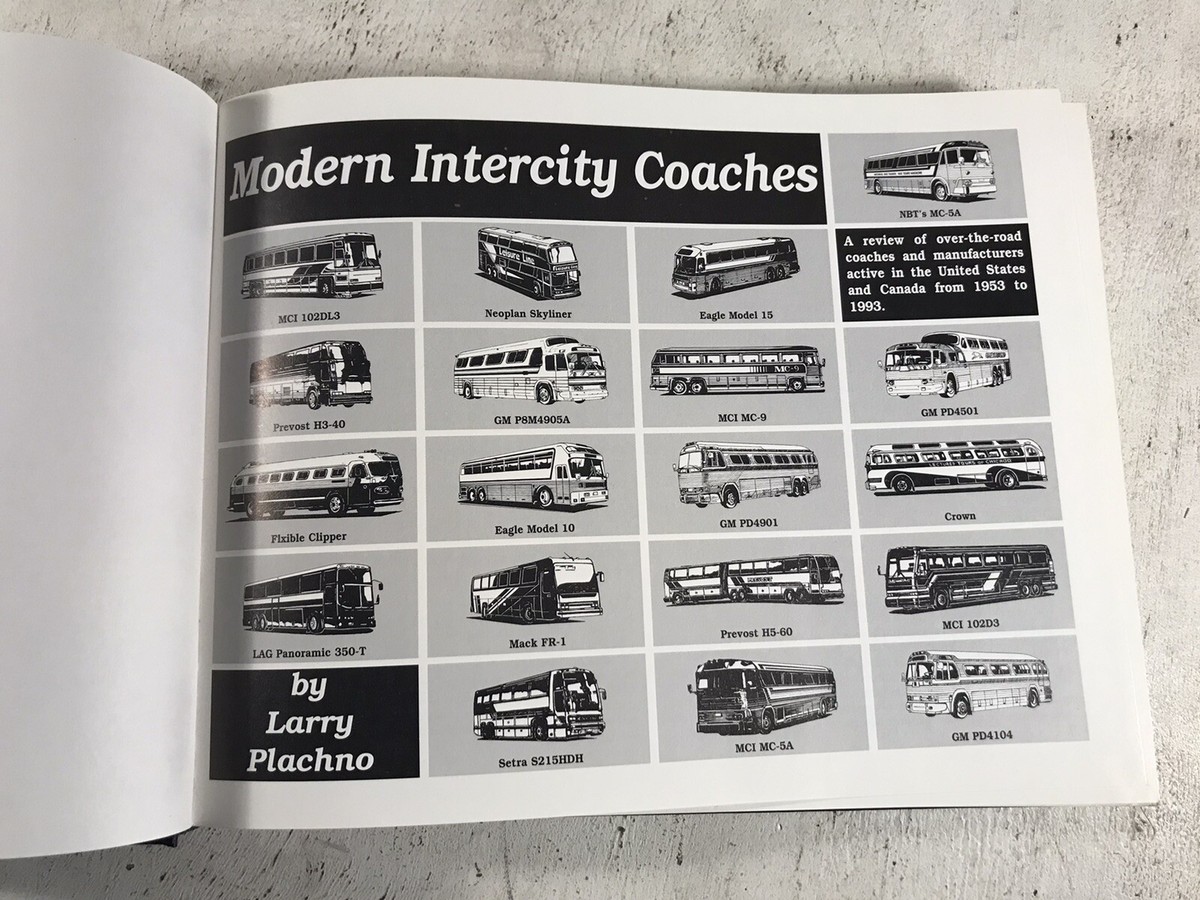 Modern Intercity Coaches by Larry Plachno Buses Transportation