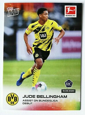 2020 Topps Now Bundesliga Jude Bellingham Borussia ...
