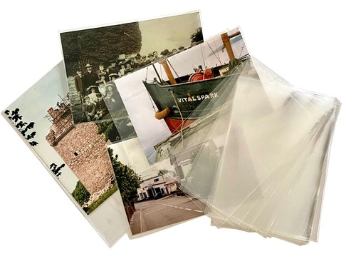 PHOTOGRAPH Protection SLEEVES, ARCHIVE STANDARD, Acid Free, Many Sizes Post FREE - Picture 179 of 265