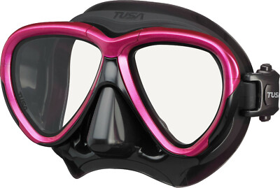 Tusa Intega Mask Scuba Diving, FreeDiving, Snorkeling Rose Pink BK M-2004QB-RP