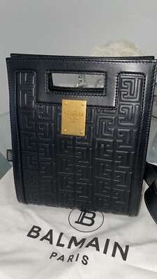Balmain 1945 small embossed monogram tote bag | eBay