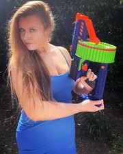 Dart Zone Covert Ops Magnum Dart Blaster  40 Round Drum DARTS INCLUDED Full