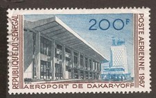 SENEGAL 1967 SG352 Terminal Building Dakar-Yoff Airport - Fine Used (JB16802)