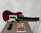 Guitar Hero Band Hero Red White Guitar Controller Legends of Rock Bundle *Tested