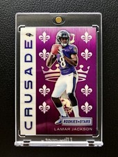 2018 Panini Rookies & Stars Lamar Jackson Purple 10/65 Ravens RC #CRU-45