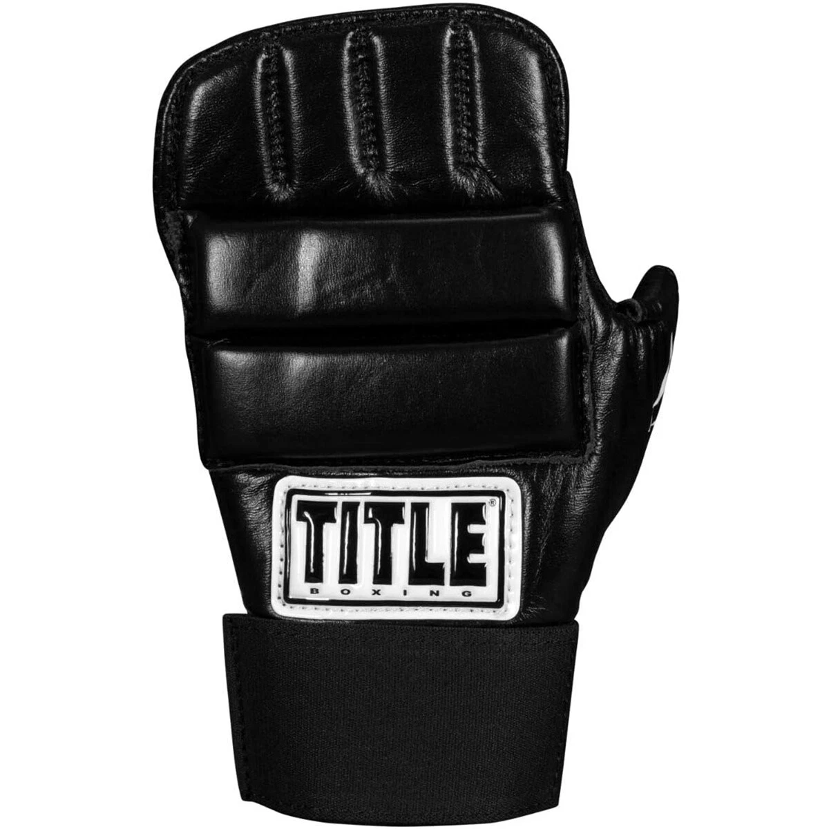 Title Boxing Leather Super Speed Bag Gloves Black eBay