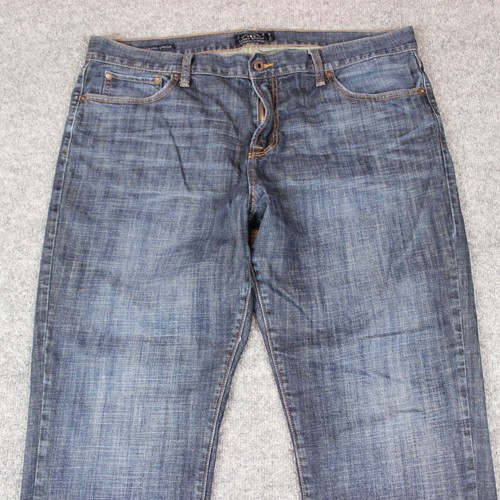 Pantalones de mezclilla para hombre Lucky Brand 40X32 azul 221 originales rectos elásticos - Imagen 3 de 15
