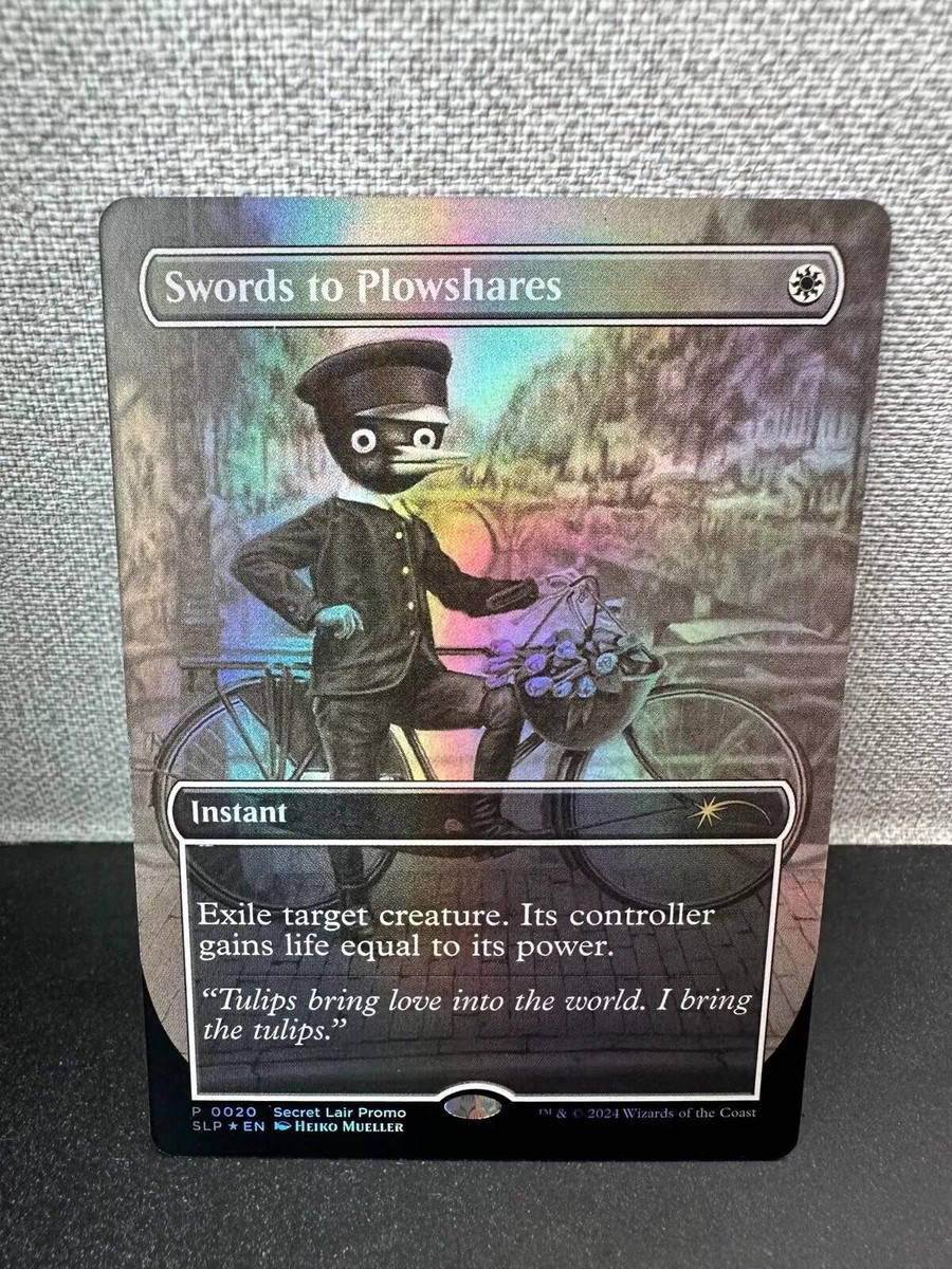 FOIL Swords to Plowshares Magic Con Amsterdam EXCLUSIVE FOIL Swords to Plowshares Magic Con Amsterdam EXCLUSIVE