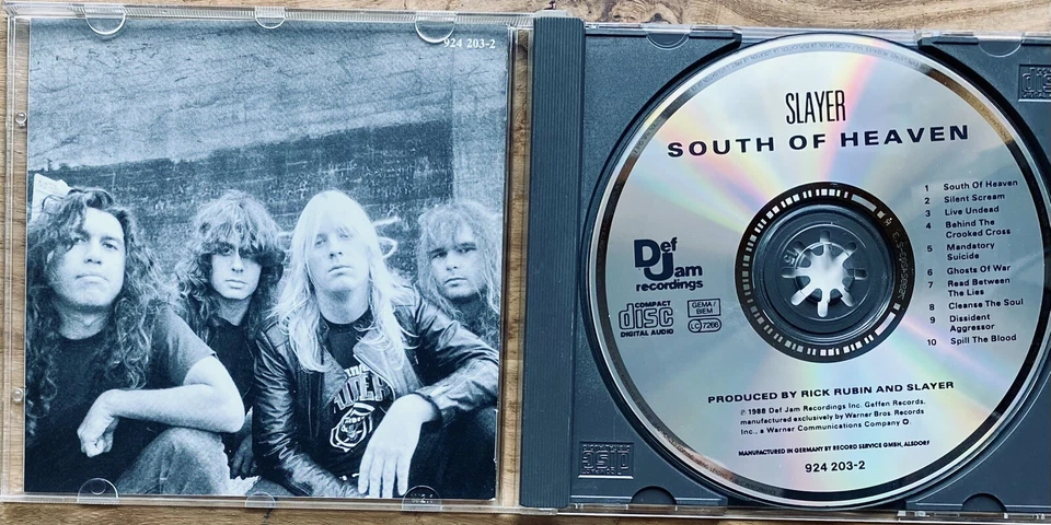 SLAYER “South of Heaven” FIRST PRESS 1988 • Def Jam Recordings • LIKE NEW ! - Bild 2 von 3