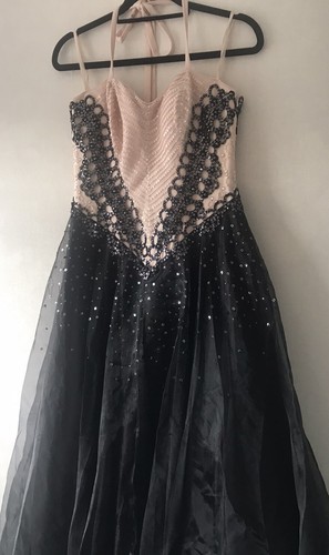 Debut Size 12 Cocktail/Evening/ Bridesmaid/ Party Dress Pink & Black BNWT Dress - Picture 4 of 19