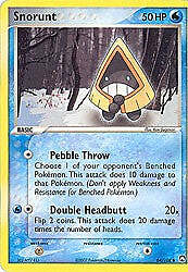 Pokemon EX Power Keepers Common Card - Snorunt 64/108