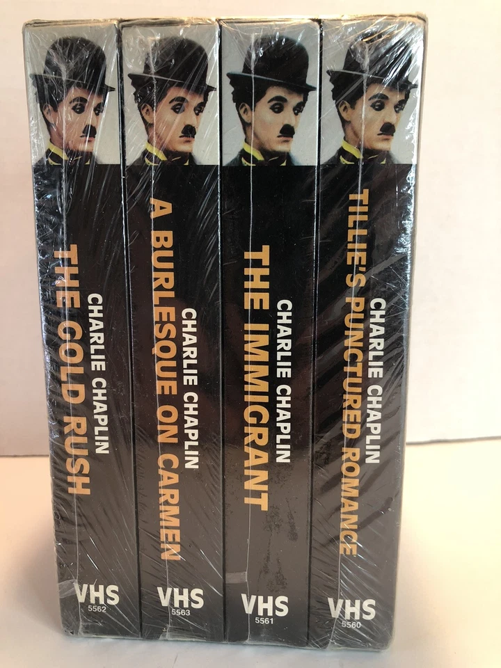Charlie Chaplin Comic Classics From The Past VHS Box Set 1992 Sealed - Image 2 of 4