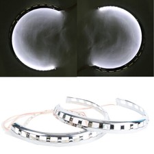 White Light Ring of Fire Brake Rotor Covers Fit For Honda Goldwing 1800 01-17 US