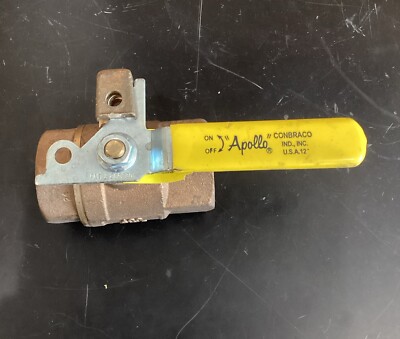 Apollo 1-1/2  Ball Valve IPS Pad Lock Bronze 75-107-01