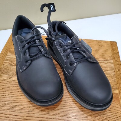George Mens Shoes Size Black Casual Rugged Lace Up Memory