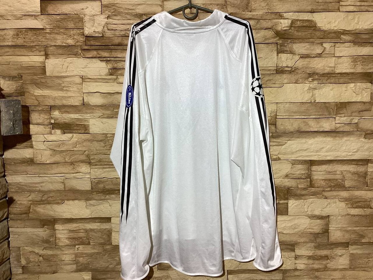 madrid 蝿 ロンパン 2004-05 Real Madrid adidas 1/4 Zip Training Top - 8/10 - (L)